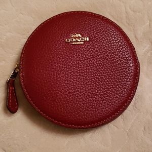 COACH ROUND COIN CASE